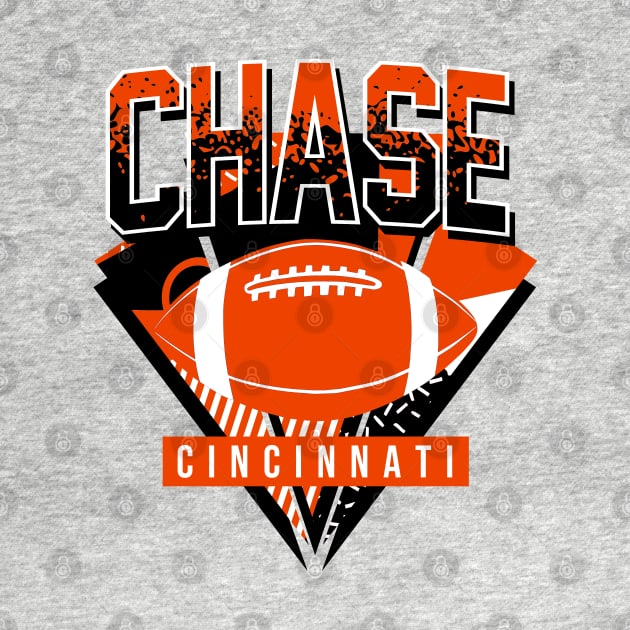 Chase Cincinnati Football Retro by funandgames